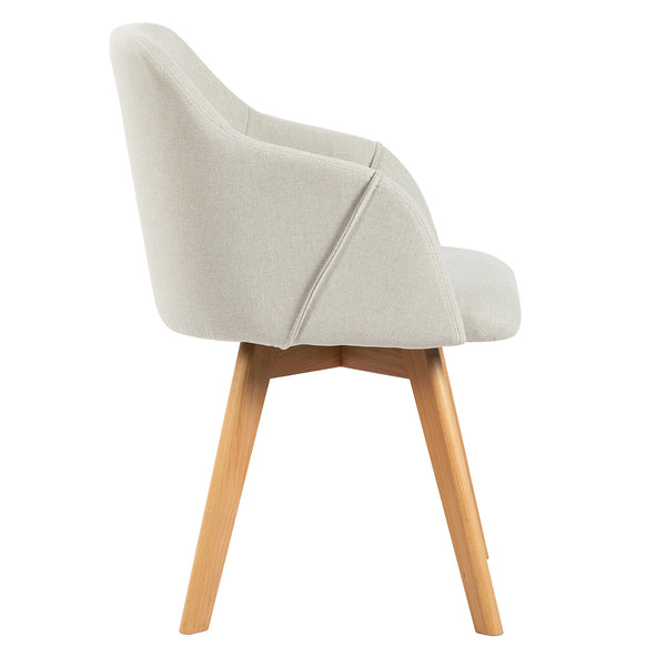 Strong Ale dining chair, Beige Lidi Fabric
