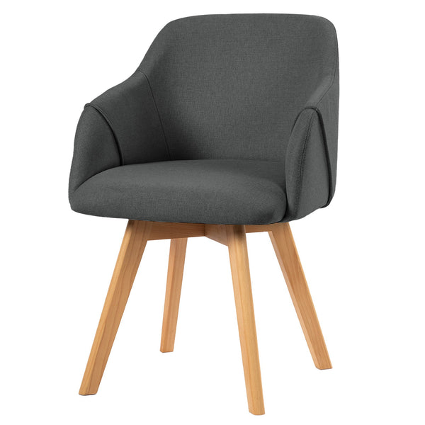 Strong Ale dining chair, Gray Lidi Fabric
