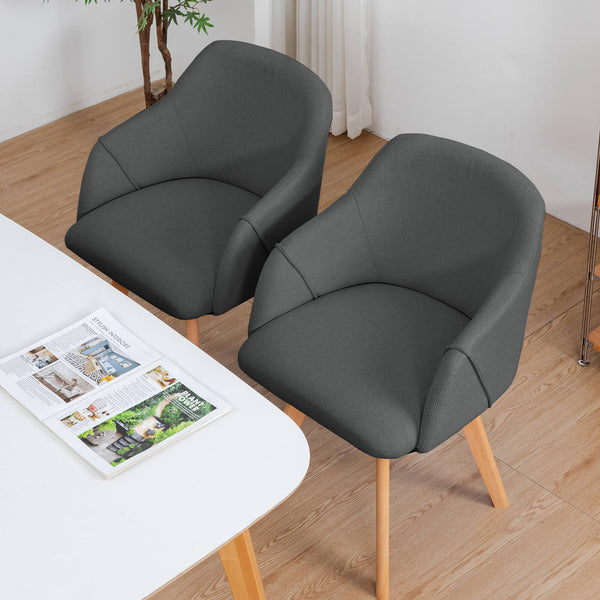 Strong Ale dining chair, Gray Lidi Fabric