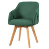 Strong Ale dining chair, Green Lidi Fabric