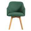 Strong Ale dining chair, Green Lidi Fabric