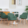 Strong Ale dining chair, Green Lidi Fabric