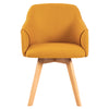 Strong Ale dining chair, Yellow Lidi Fabric