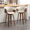 Syrah Bar Stool in Ivory Hron Leather, Counter Height