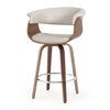 Syrah Bar Stool in Moonlight Sarma Leather, Counter Height