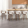 Syrah Bar Stool in Moonlight Sarma Leather, Counter Height