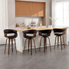 Syrah Bar Stool in Umber Hron Leather, Bar Height
