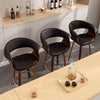 Syrah Bar Stool in Umber Hron Leather, Bar Height