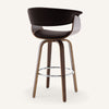 Syrah Bar Stool in Umber Hron Leather, Bar Height