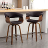 Syrah Bar Stool in Umber Hron Leather, Counter Height