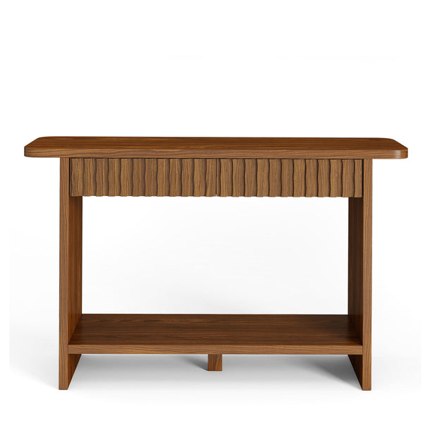 Takura Console Table in Brown Finish