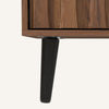 Takura Side Table in Brown Finish with Wood Grain