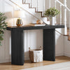 Taline Console Table in Black Oak Veneer