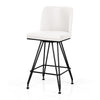 Tannat bar stool, Beige Aledo Leather
