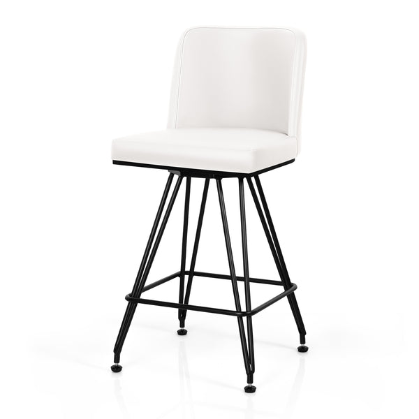 Tannat bar stool, Beige Aledo Leather