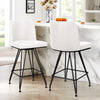 Tannat bar stool, Beige Aledo Leather