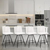 Tannat bar stool, Beige Aledo Leather