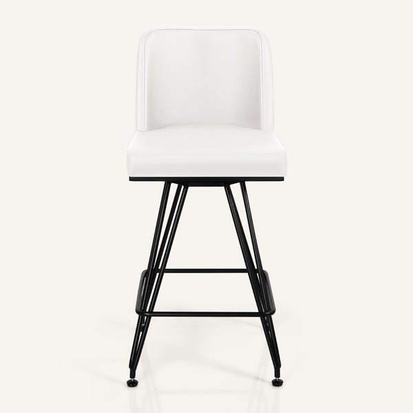 Tannat bar stool, Beige Aledo Leather