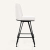 Tannat bar stool, Beige Aledo Leather