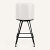 Tannat bar stool, Beige Aledo Leather
