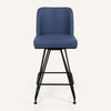 Tannat bar stool, Blue Jaen Leather