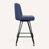 Tannat bar stool, Blue Jaen Leather