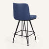 Tannat bar stool, Blue Jaen Leather