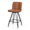 Tannat bar stool, Brown Hans Leather