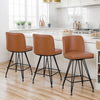Tannat bar stool, Brown Hans Leather