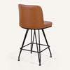 Tannat bar stool, Brown Hans Leather