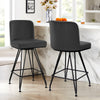 Tannat bar stool, Gray Azal Velvet
