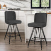 Tannat bar stool, Gray Azal Velvet