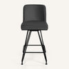Tannat bar stool, Gray Azal Velvet