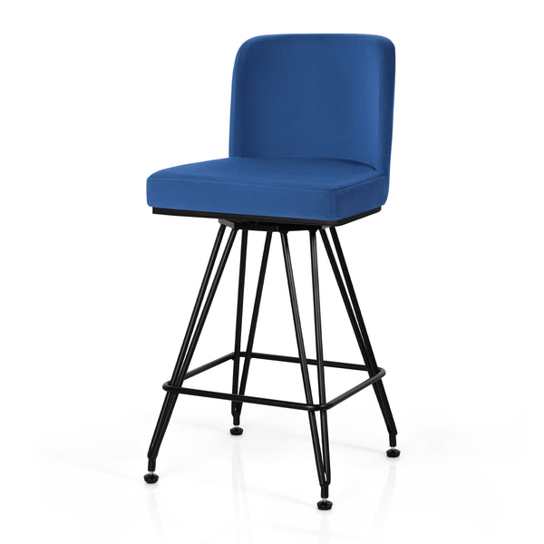 Tannat bar stool, Lake Azal Velvet