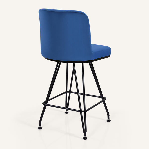 Tannat bar stool, Lake Azal Velvet