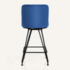Tannat bar stool, Lake Azal Velvet