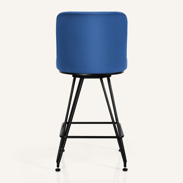 Tannat bar stool, Lake Azal Velvet