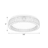 Tourbat flush mount light 10 inch dimensions