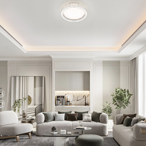 Tourbat flush mount light, 18 inch