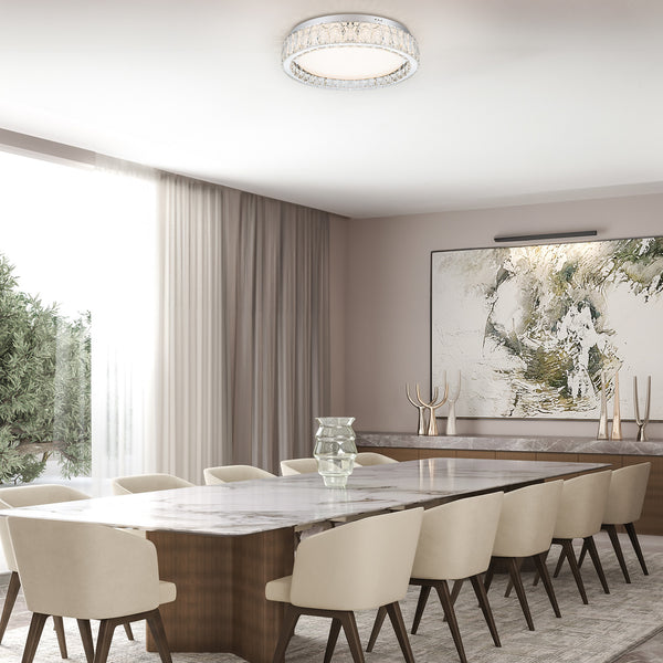 Tourbat flush mount light, 22 inch