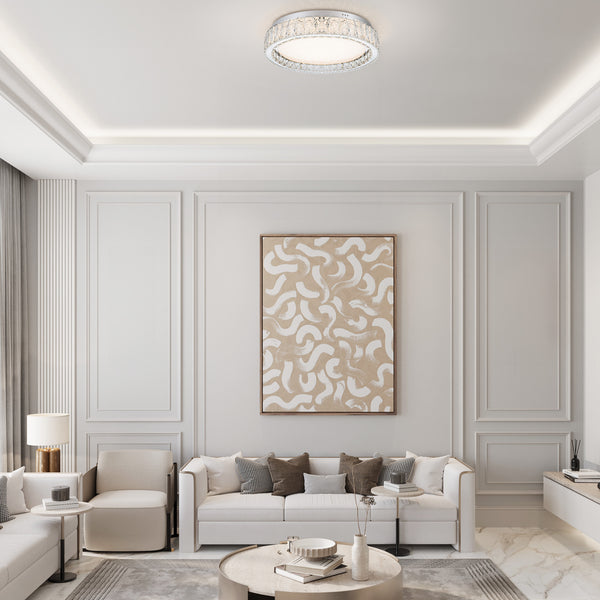 Tourbat flush mount light, 22 inch