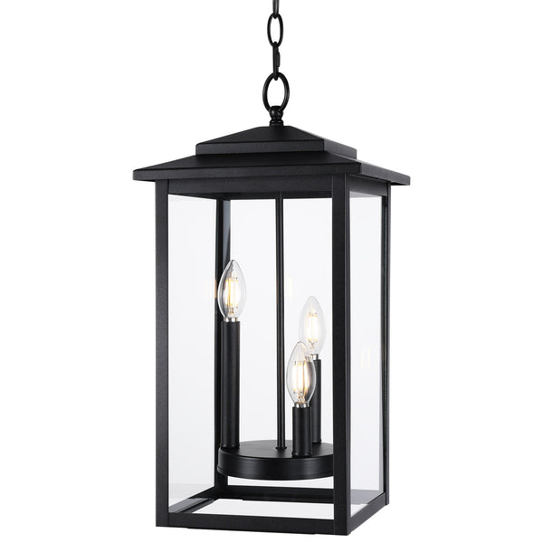 Trilla outdoor pendant light, Black