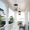 Trilla outdoor pendant light, Black