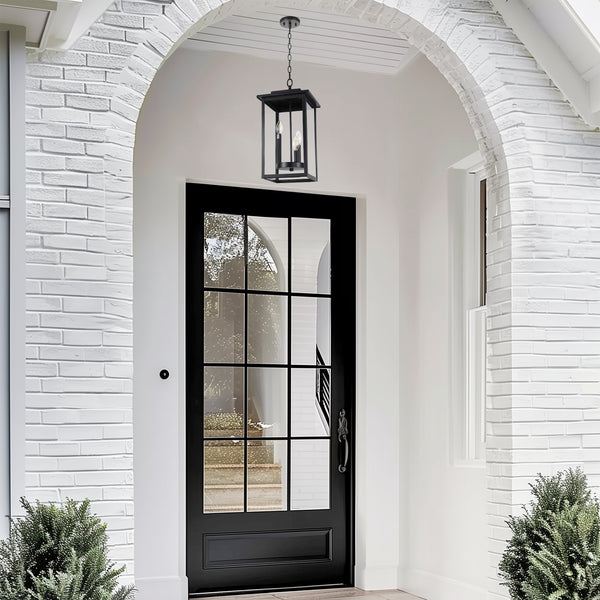 Trilla outdoor pendant light, Black