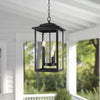 Trilla outdoor pendant light, Black