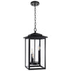Trilla outdoor pendant light, Black