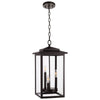 Trilla outdoor pendant light, Bronze