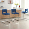 Verdot Counter Stool in Ink Xara Velvet