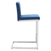 Verdot Counter Stool in Ink Xara Velvet