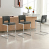 Verdot Counter Stool in Slate Jaen Leather